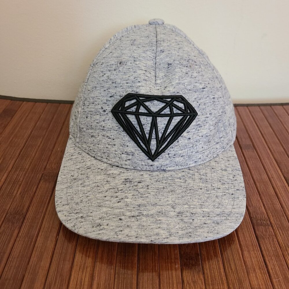 Diamond Supply Co. Snapback Hat - Heather Grey